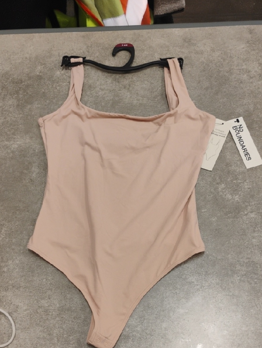No Boundaries Blush Pink Tank Bodysuit